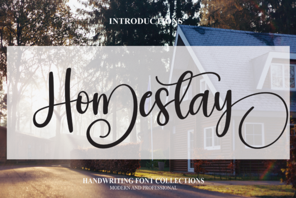 Homestay Font Poster 1