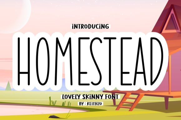 Homestead Font Poster 1