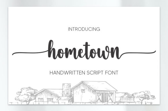 Hometown Font Poster 1