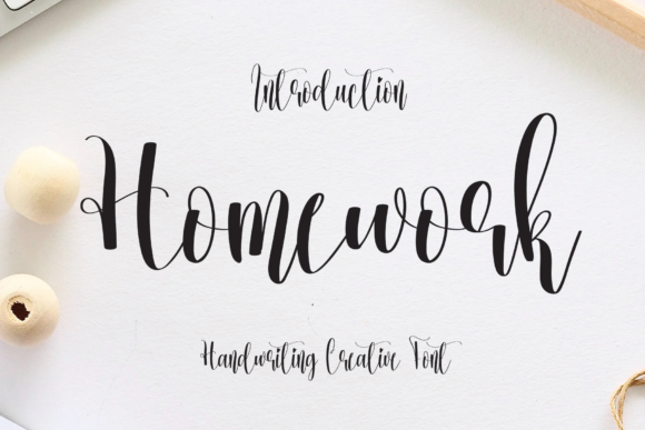 Homework Font