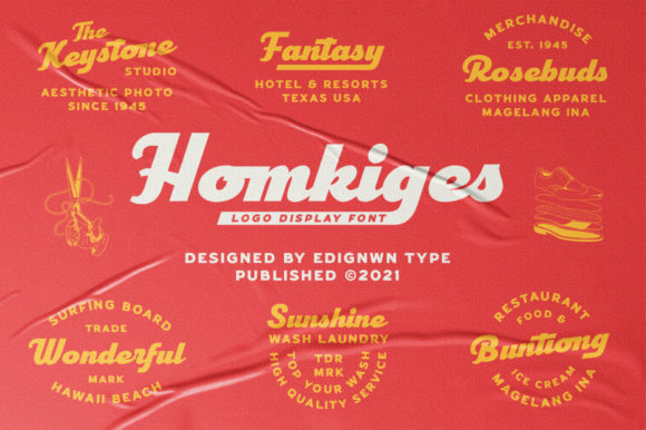 Homkiges Font Poster 1