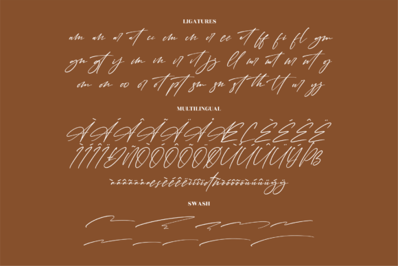 Hondelante Signature Font Poster 14