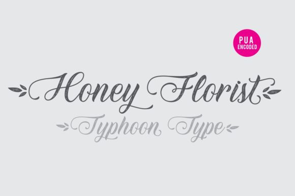 Honey Florist Font Poster 1