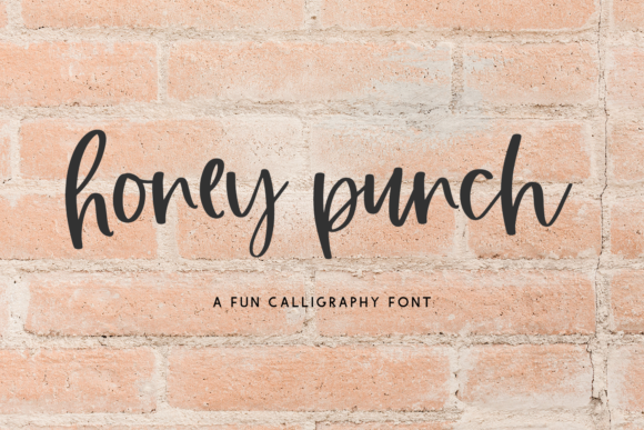Honey Punch Script Font Poster 1