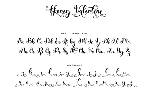 Honey Valentine Font Poster 7