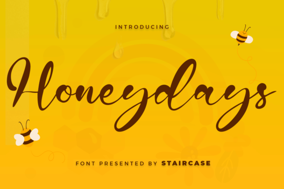 Honeydays Font Poster 1