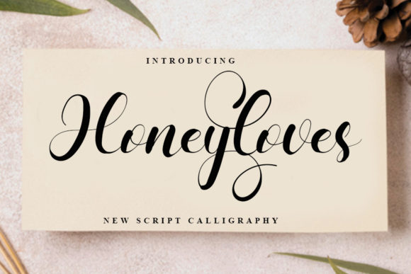 Honeyloves Font Poster 1