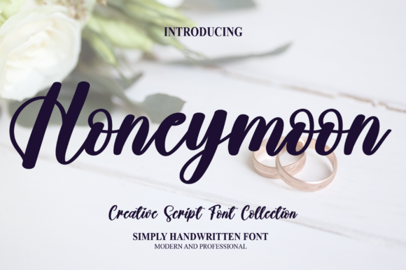 Honeymoon Font Poster 1