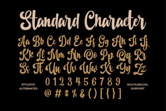 Honeystar Font Poster 3