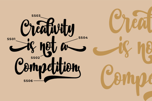 Honeystar Font Poster 4