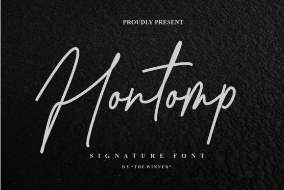 Hontomp Font Hontomp Font Poster 1