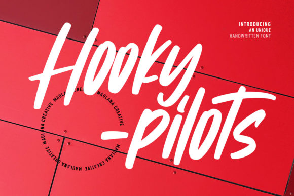 Hookypilots Font Poster 1