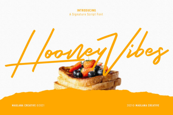 Hooney Vibes Font Poster 1