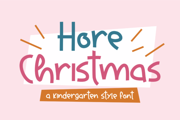 Hore Christmas Font Poster 1