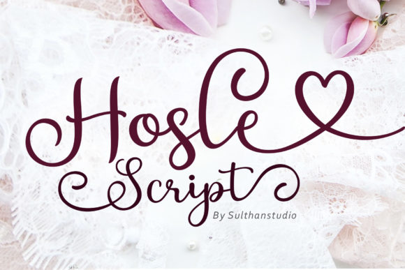 Hosle Script Font Poster 1