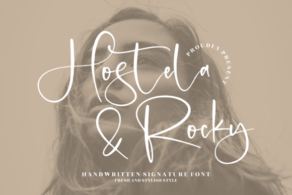 Hostela & Rocky Font Hostela & Rocky Font Poster 1