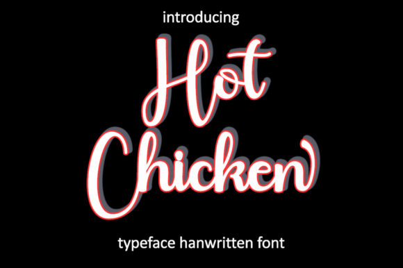 Hot Chicken Font Poster 1