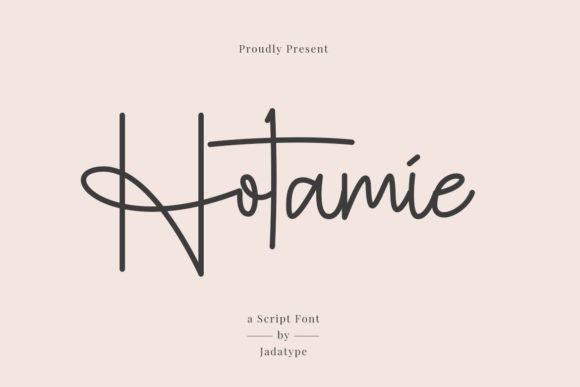 Hotamie Font Poster 1