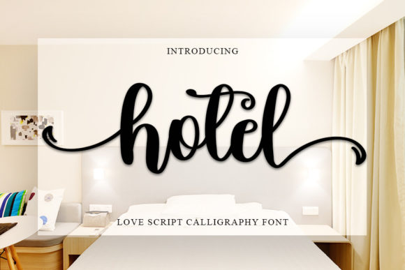 Hotel Font Poster 1