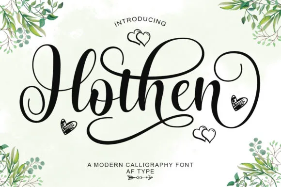 Hothen Font Hothen Font Poster 1