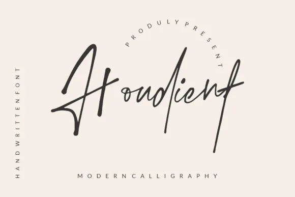 Houdient Font Poster 1