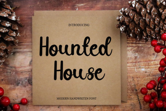 Hounted House Font Poster 1