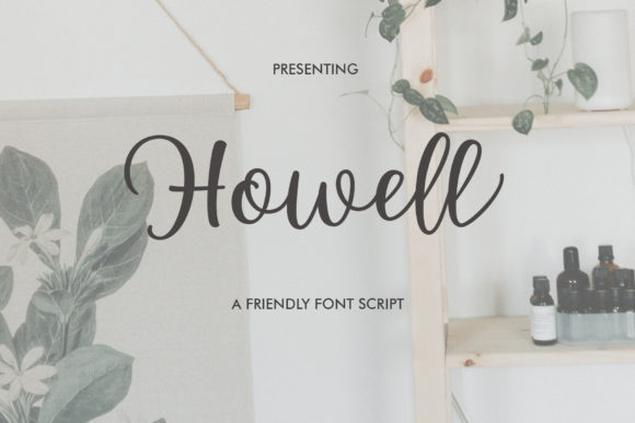 Howell Script Font Poster 1