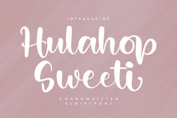 Hulahop Sweet Font Poster 1
