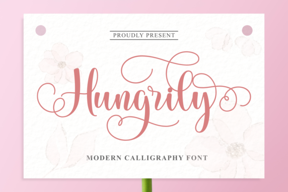 Hungrily Font Poster 1