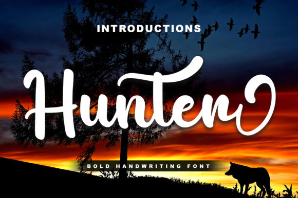 Hunter Font Poster 1