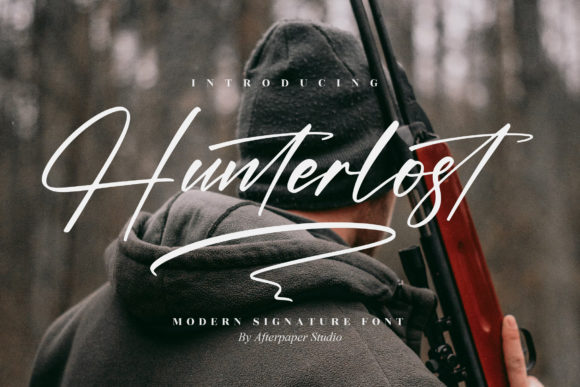 Hunterlost Font Poster 1