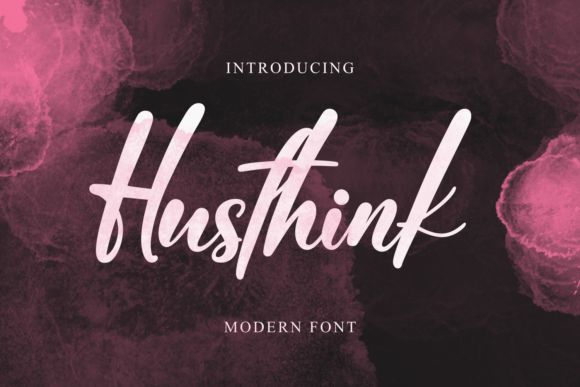 Husthink Font Poster 1