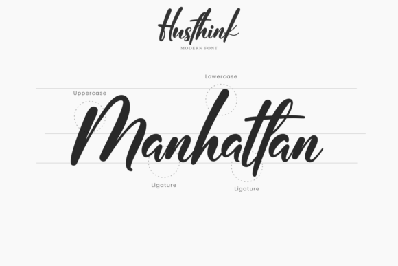 Husthink Font Poster 4