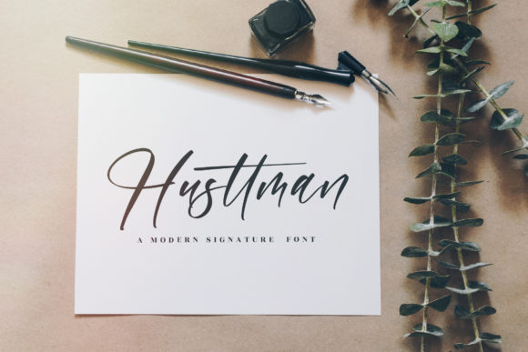 Husttman Font Poster 9