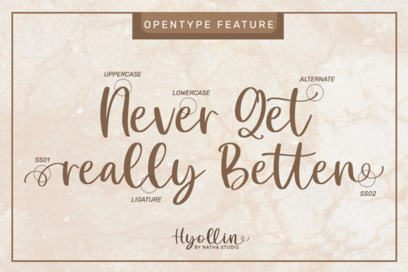 Hyollin Font Poster 6