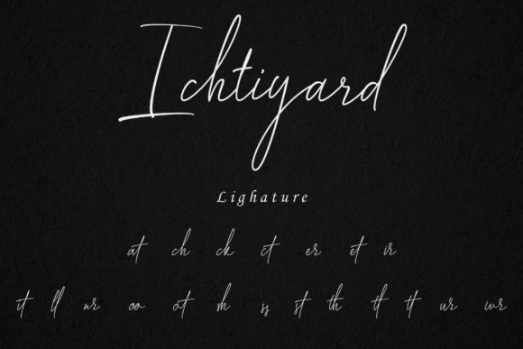 Ichtiyard Font Poster 5