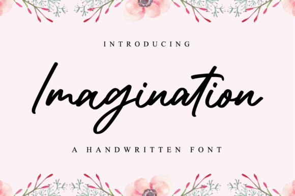 Imagination Font Poster 1