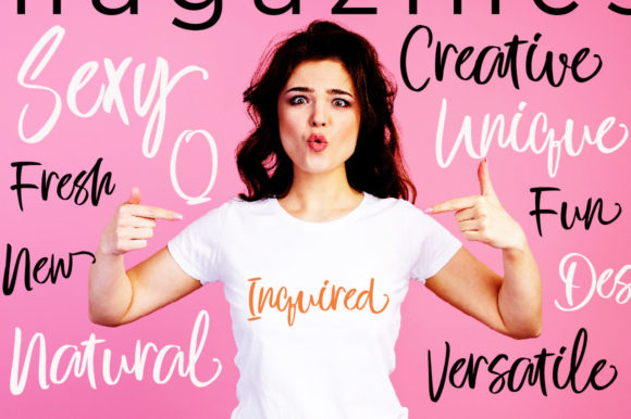 Inquired Font Poster 8