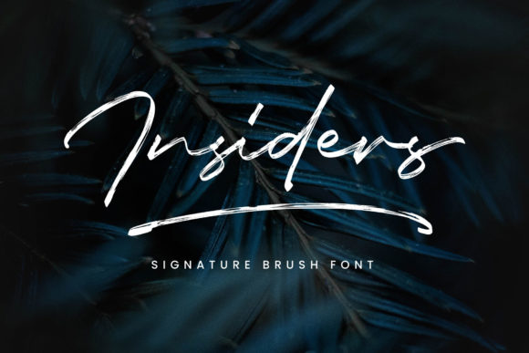 Insiders Font Poster 1
