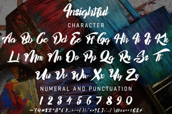 Insightful Font Poster 8