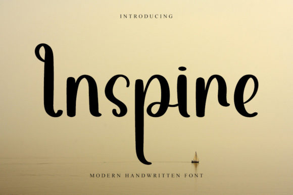 Inspire Font Poster 1