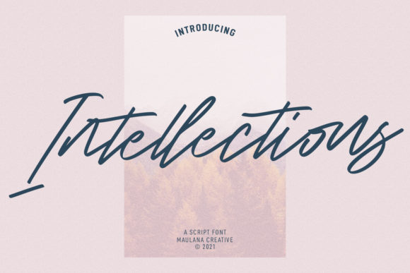 Intellections Script Font