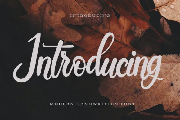 Introducing Font Introducing Font Poster 1