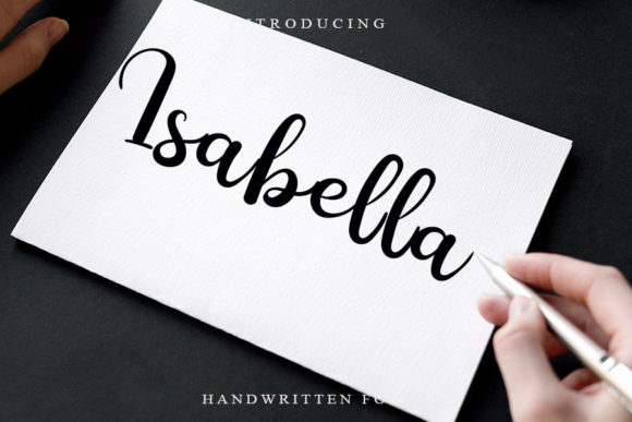 Isabella Font Poster 1
