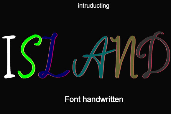 Island Font Poster 11