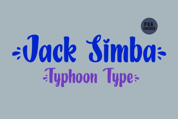 Jack Simba Font Poster 2