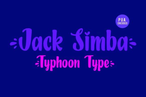 Jack Simba Font Poster 3