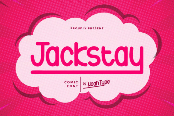 Jackstay Font Poster 1