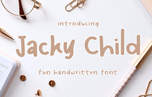 Jacky Child Font Poster 1