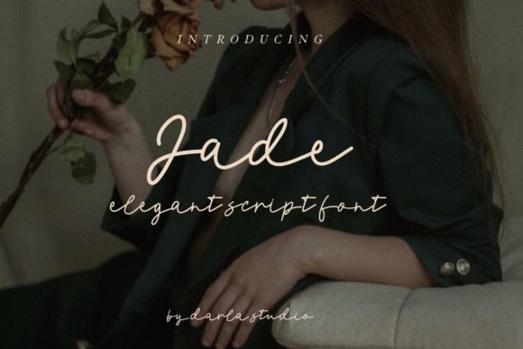 Jade Script Font Poster 1